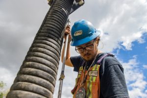 Wireline work in Saskatoon with Ryko a division of WesTower